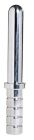 Heavy Metal Ribbed Handle Dildo