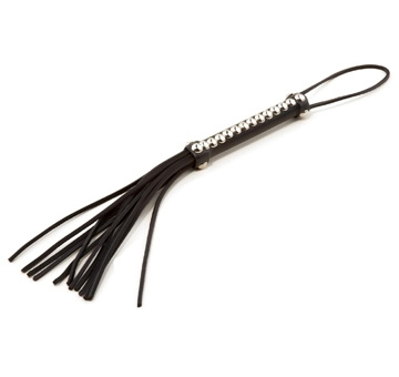 Leather Strap Whip with Rivets