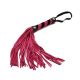 Pink and Black Suede Leather Whip