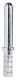 Heavy Metal Ribbed Handle Dildo